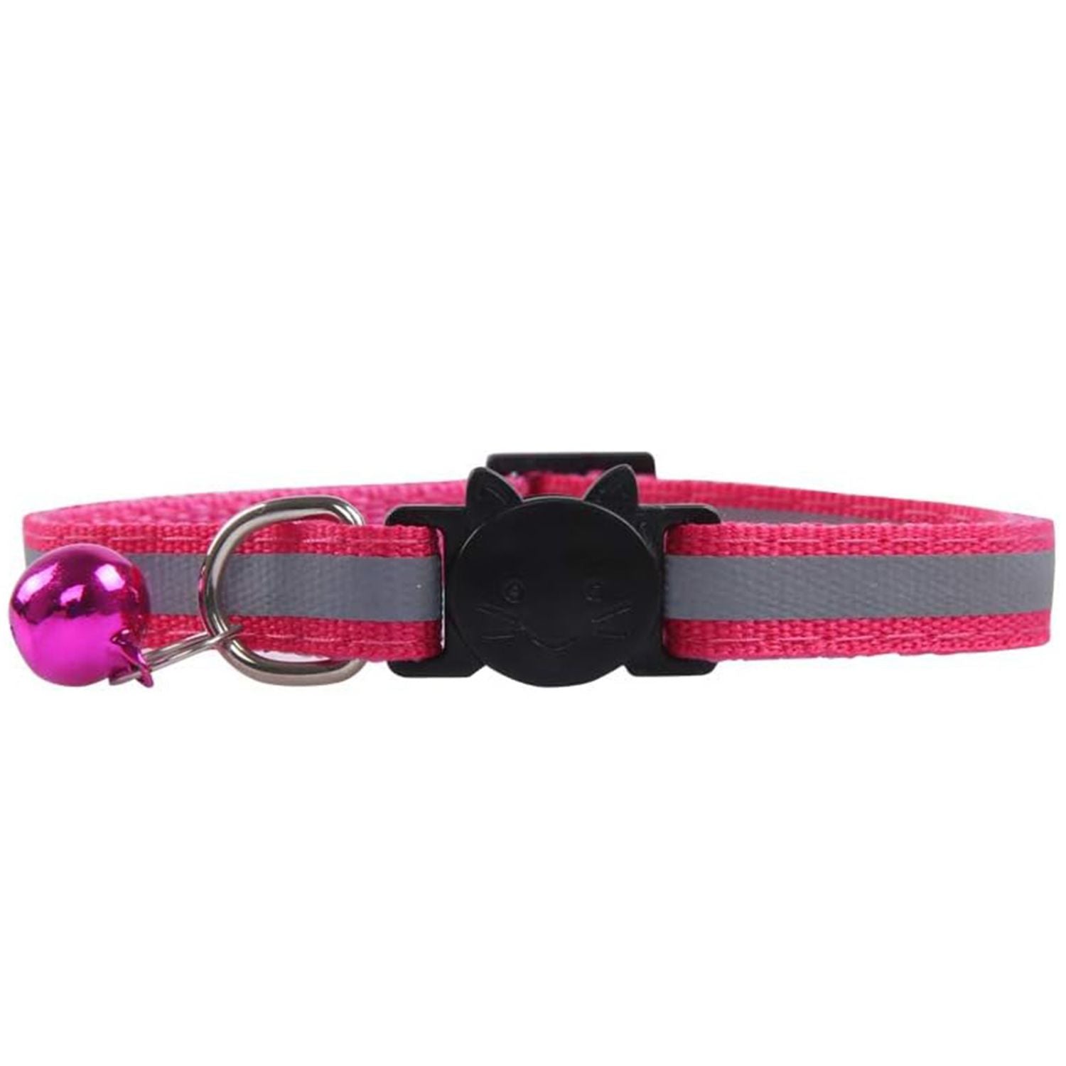 Pink cat collar with bell best sale