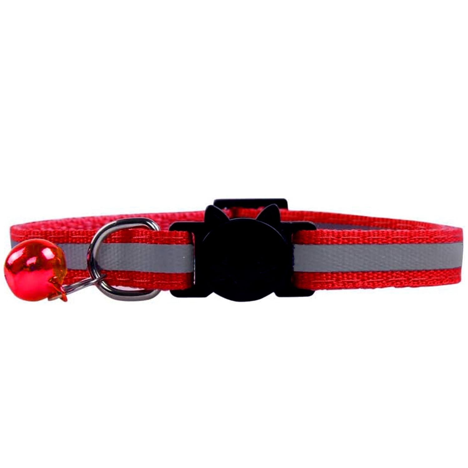 Nylon Breakaway Cat Collar Bell Reflective